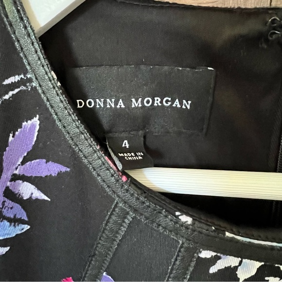 Donna Morgan Sangria Floral Dress - Picture 5 of 8